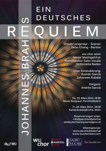 Brahmsrequiem Plakat